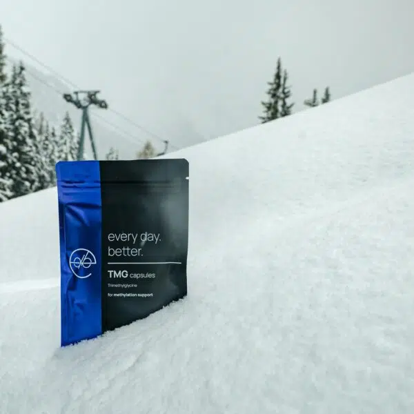 TMG capsules in the snow