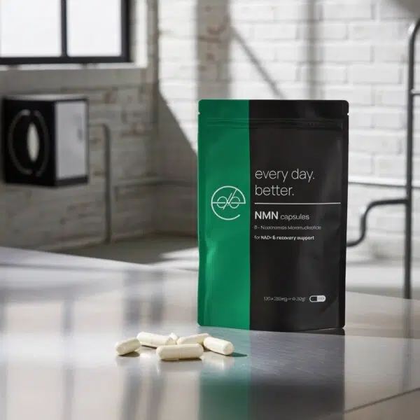 What is NMN and why is it important for energy, aging and health? What is NMN? NMN capsules from Every Day Better to support NAD+ and recovery