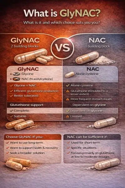 What is GlyNAC? Benefits, dosage, side effects, and mechanism explained What is GlyNAC? Infographic on mechanism and benefits